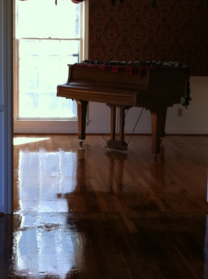Hardwood floor refinishing in Sandy Springs - Dining Room - After